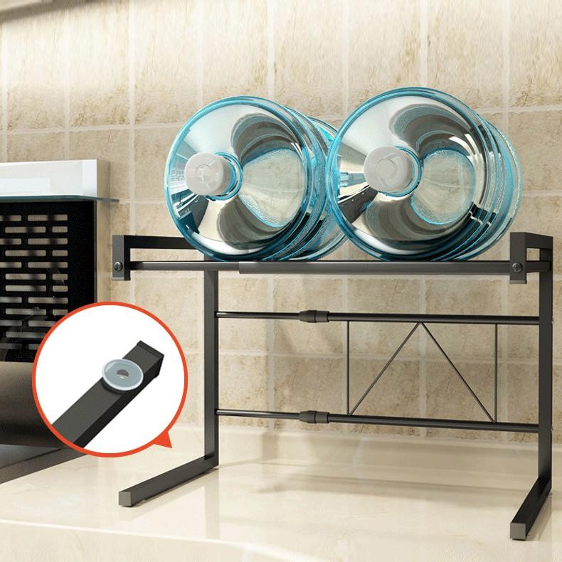 Kệ đựng lò vi sóng nhà bếp màu đen