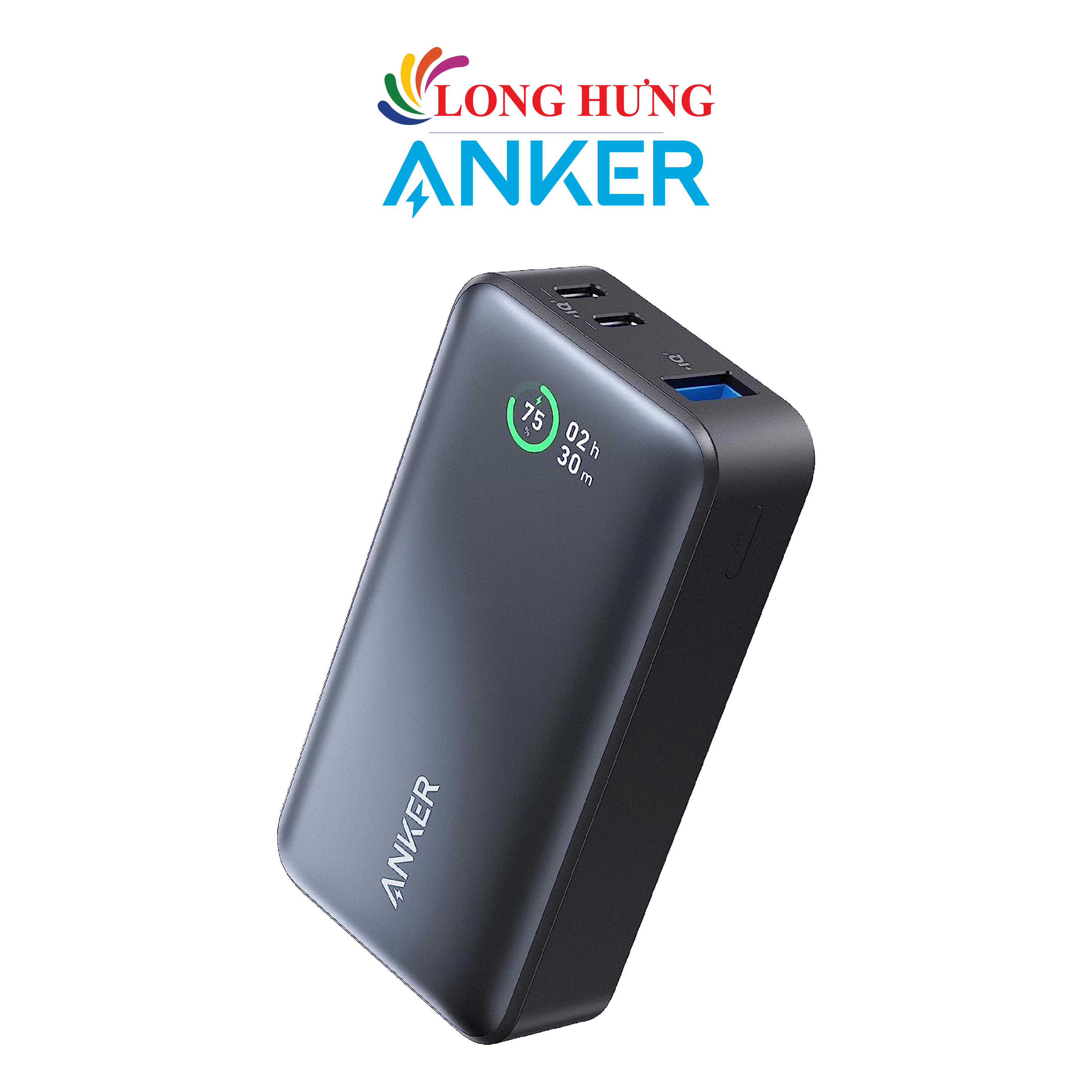 Hình ảnh Sạc dự phòng Anker 533 PowerCore 1USB 2Type-C 30W 10000mAh A1256 - Hàng chính hãng