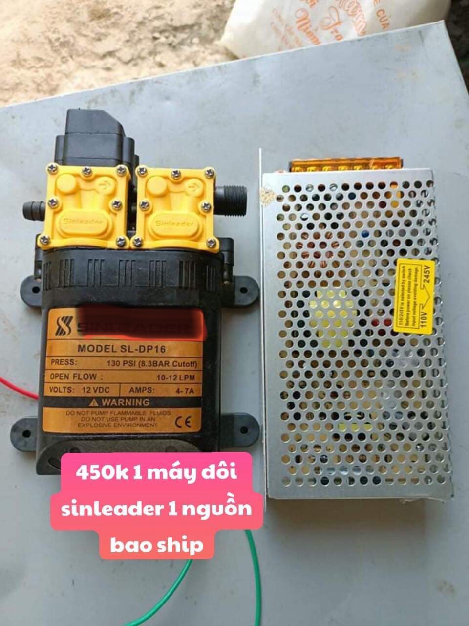 Máy Đôi Và Nguồn 12v10a phun sương