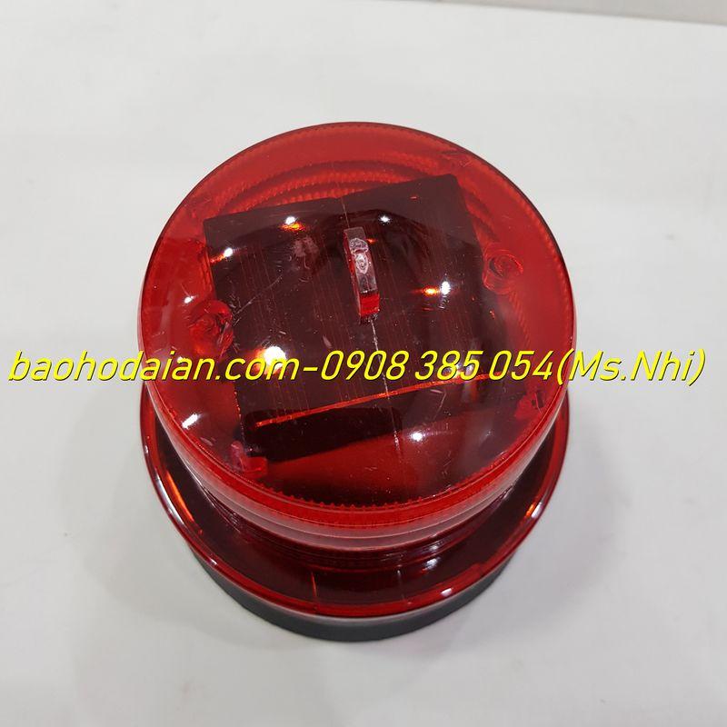 Đèn Cảnh Báo Tín Hiệu Sử Dụng Năng Lượng Mặt Trời/ Đèn Công trình Giao thông Đ-RKH-001S - Hình Thật
