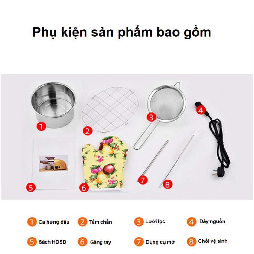 Máy ép dầu thực vật Nóng và Lạnh Thương hiệu Anh Quốc AOSIDA cao cấp WF-J118, Thân vỏ INOX - Hàng Nhập Khẩu