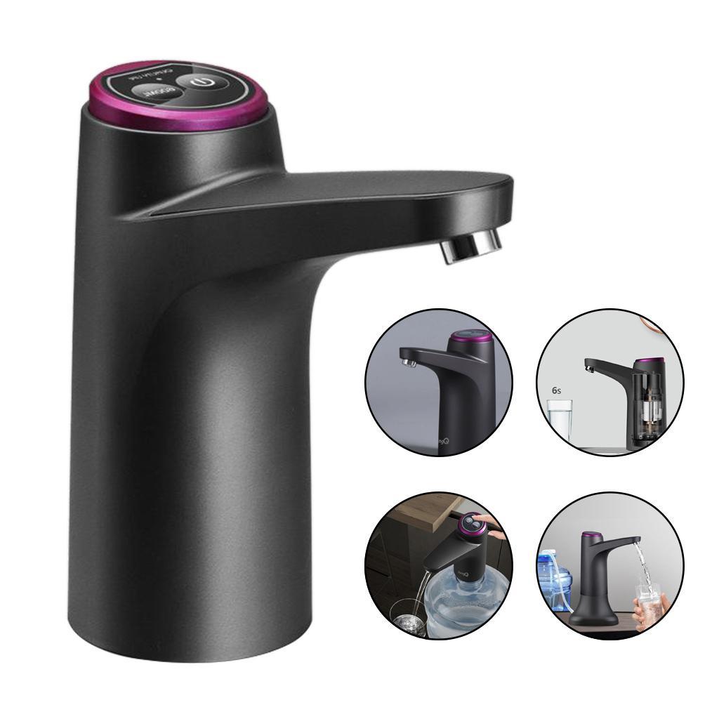 Automatic Water Pump Dispenser 600ml USB Charging Wireless Camping White