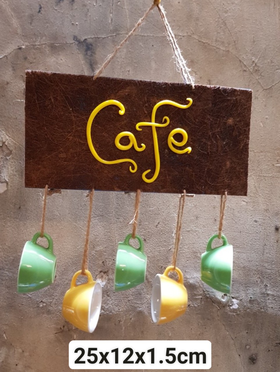 Bảng chuông Cafe, bảng trang trí, bảng gỗ handmade độc đáo, phụ kiện trang trí, decor quán cafe. Giao từ HCM