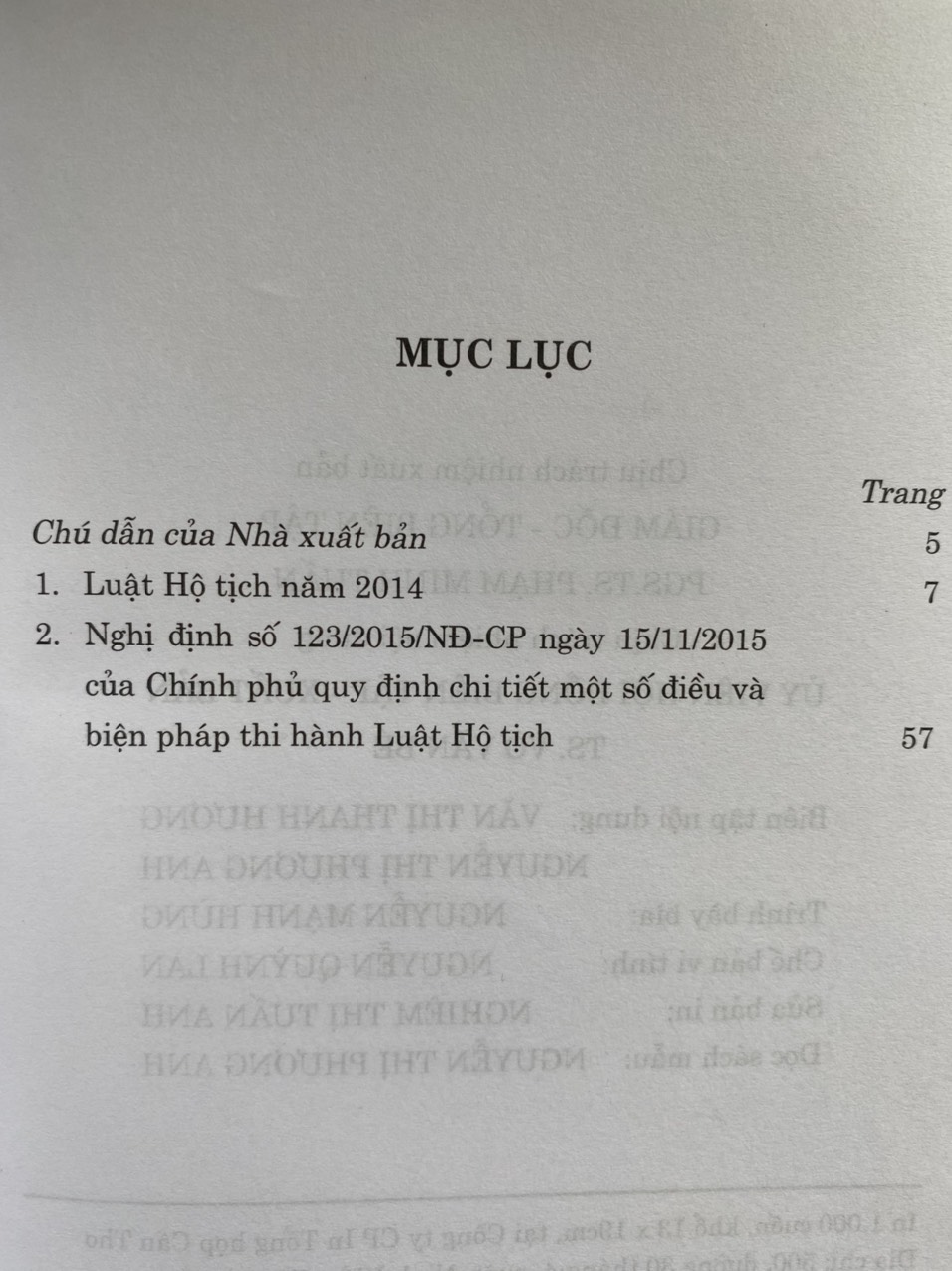 Luật Hộ Tịch Và Nghị Định Số 123/2015/NĐ-CP Hướng Dẫn Thi Hành