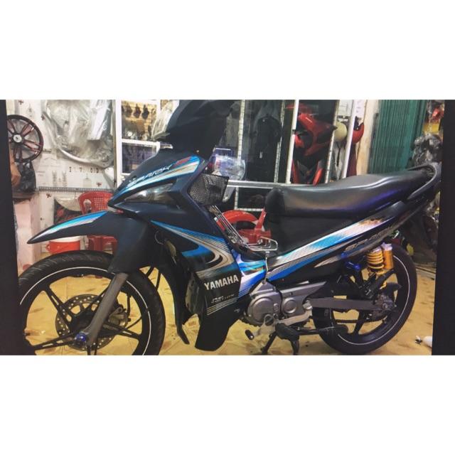 Tem sirius fi spark xanh đen crom