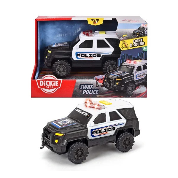 Đồ Chơi Xe Cảnh Sát Dành Cho Bé DICKIE TOYS Swat 203302015 - Đồ Chơi Đức Chính Hãng (15 cm)