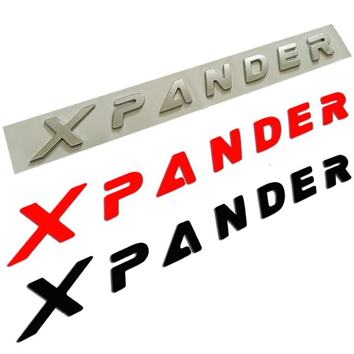 Tem Logo Chữ Nổi Xpander Dán Đuôi Xe Ô To Mitsubishi Xpander