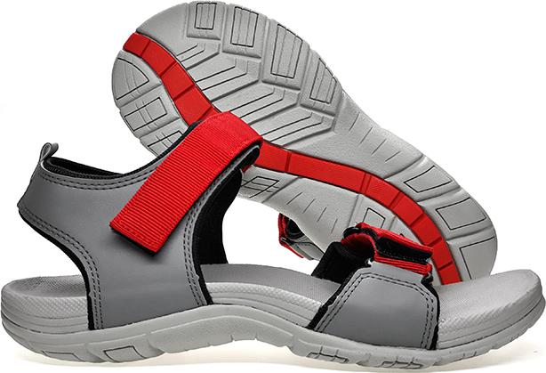 Giày sandal nam Việt Thủy quai ngang VT09 - đỏ