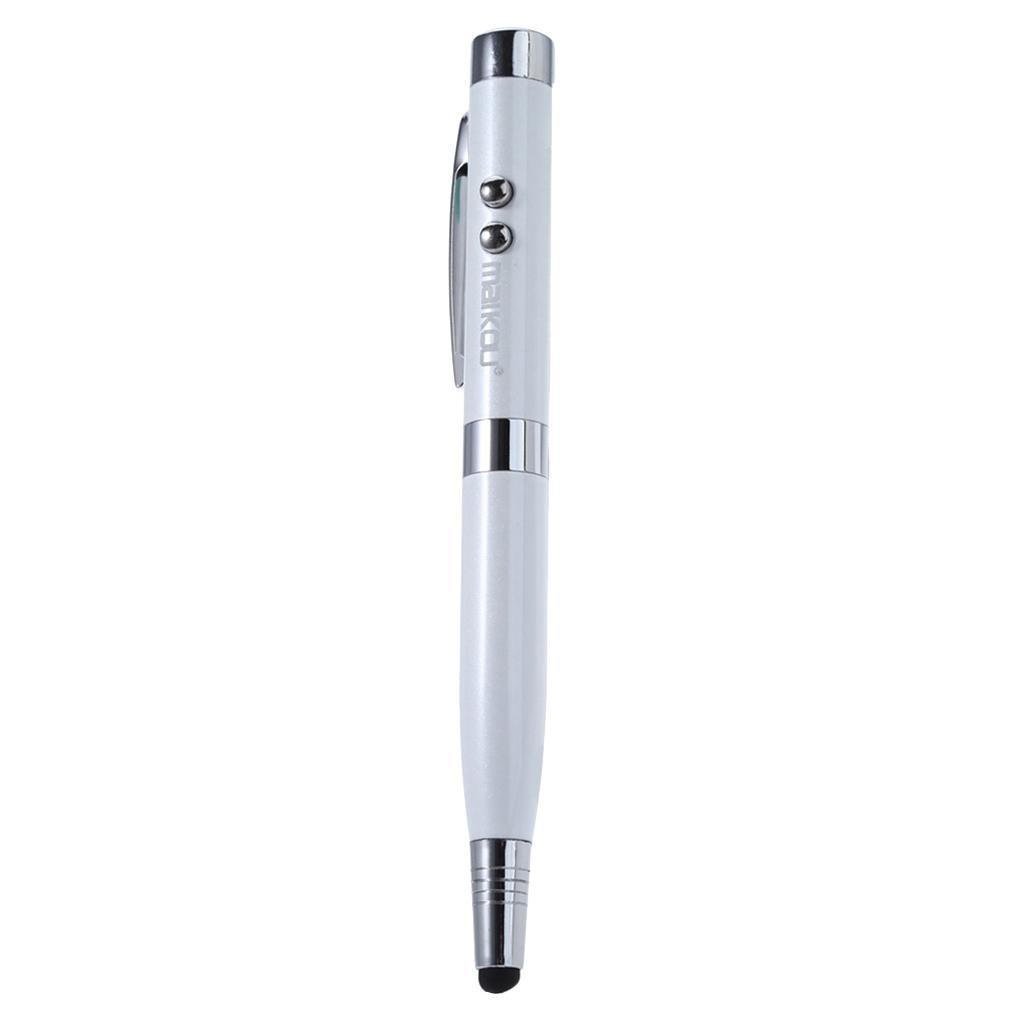 6 in 1 Capacitive Stylus Pen Touch Screen with USB Flash Drive 8GB White