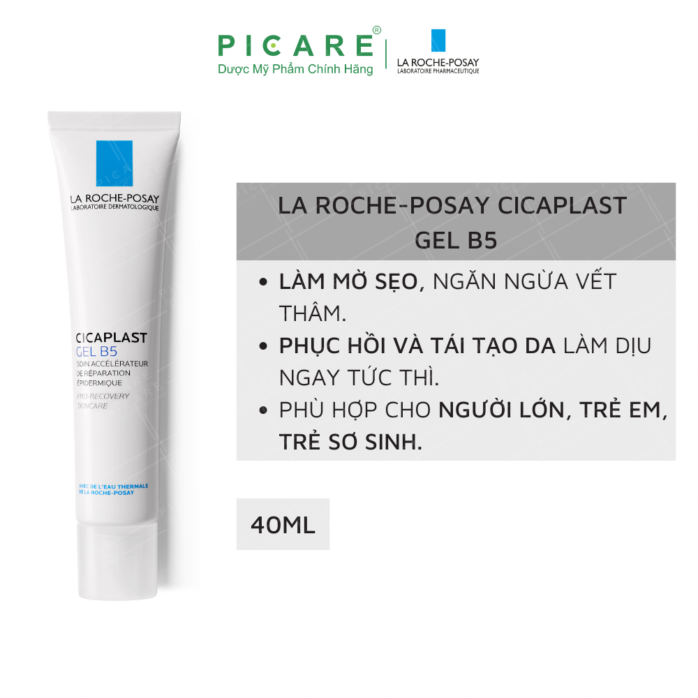 Kem Dưỡng Dạng Gel Giúp Làm Mờ Sẹo Giúp Làm Dịu, Hỗ Trợ Quá Trình Phục Hồi, Và Tái Tạo Da Phù Hợp Cho Trẻ Em La Roche - Posay 40Ml