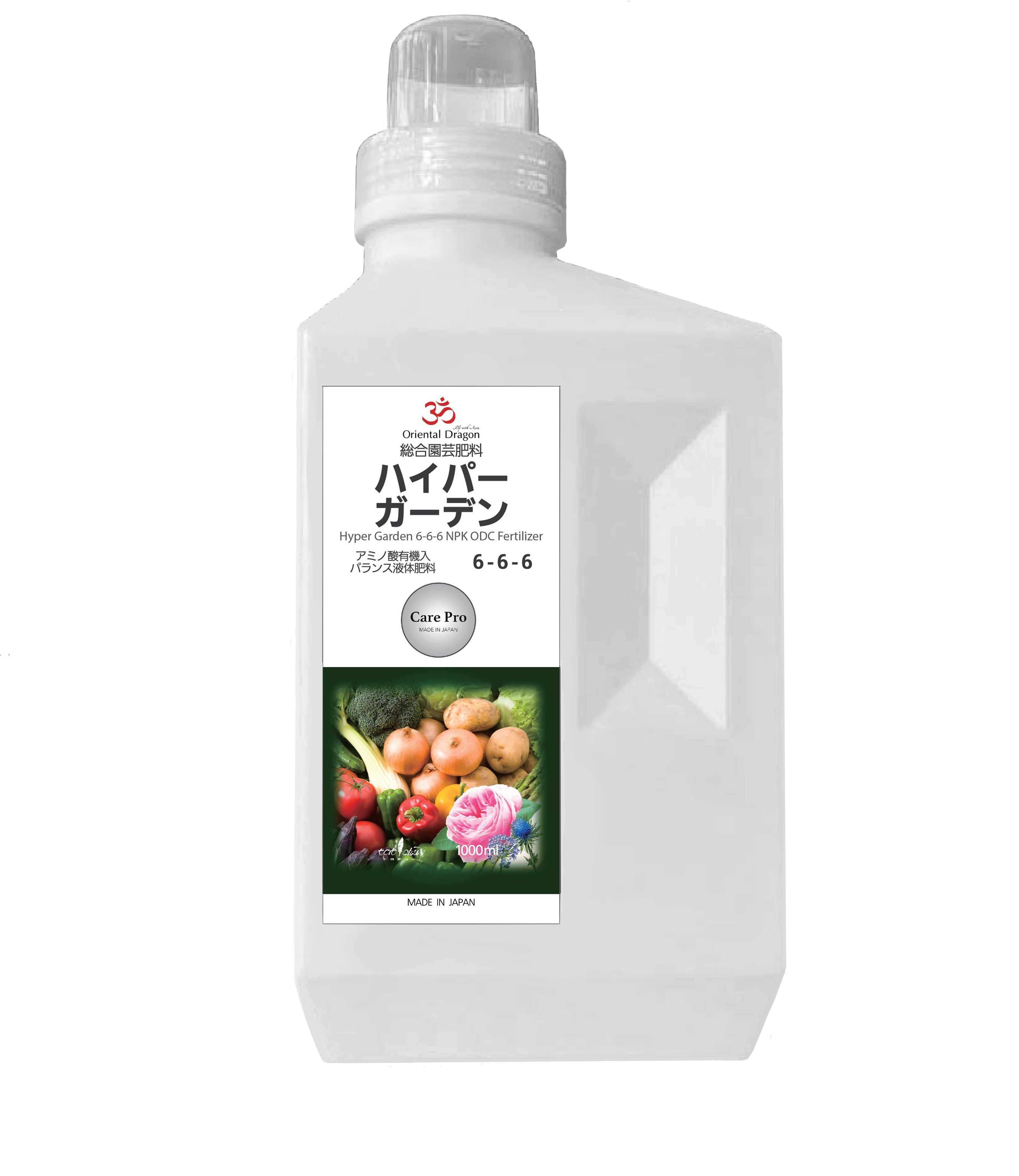 Phân bón hữu cơ Hyper Garden 6.6.6 (1000ml) - Nhật - Chuyên dưỡng hoa