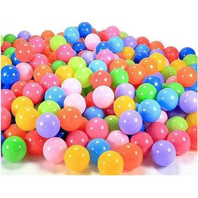 Túi 100 quả bóng nhựa nhiều màu cho bé ( khoảng 95 - 100 quả )