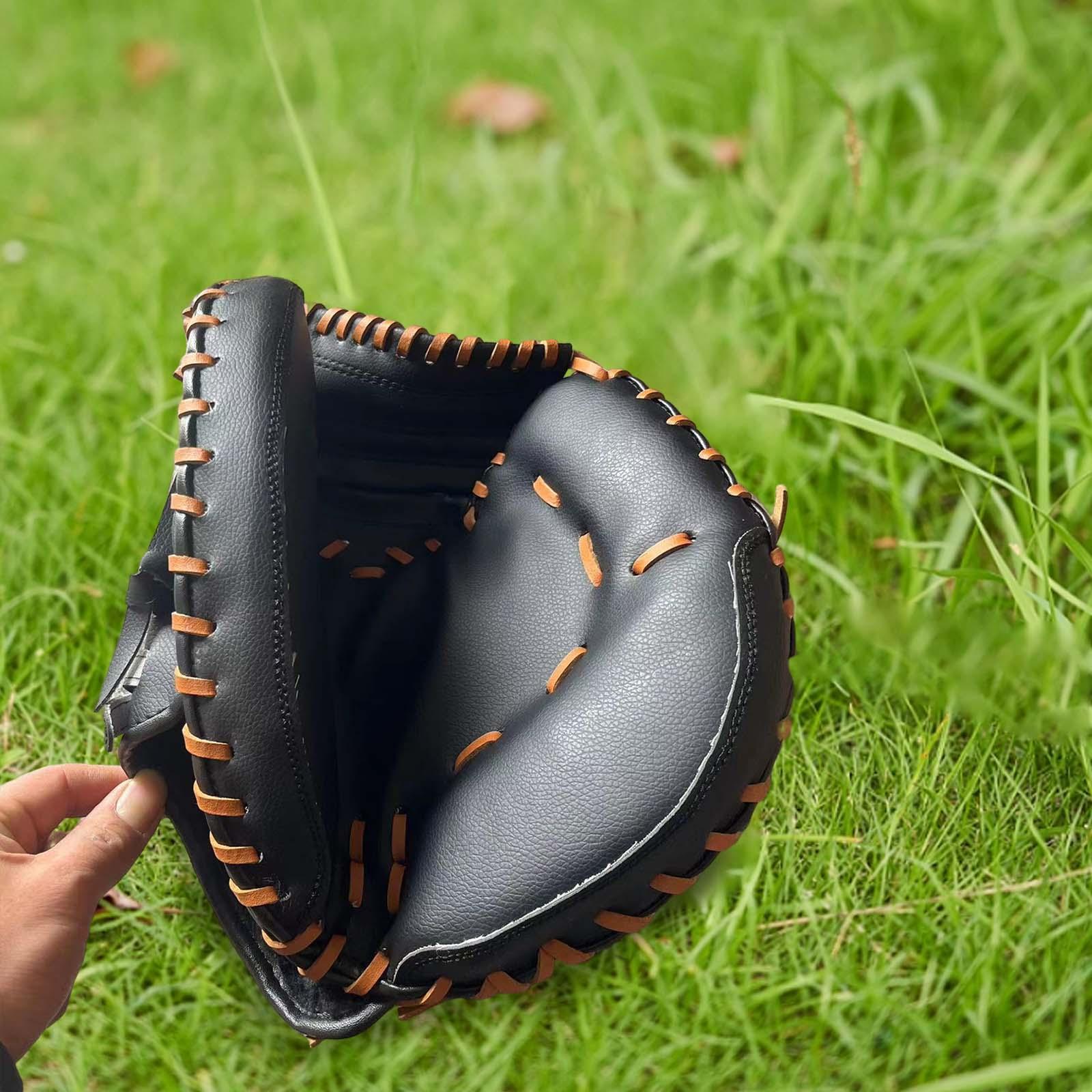 PU Leather Baseball Glove Infield Outfield Gloves Durable Catcher Baseball Softball Fielding Glove Sports Batting Gloves for Youth Adult Training