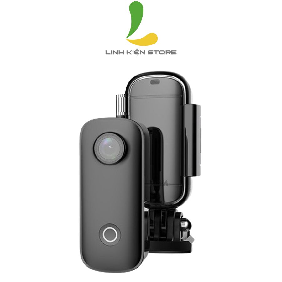 Camera hành trình SJCAM C100 Plus - Máy quay hành động nhỏ gọn bỏ túi phiên bản nâng cấp độ phân giải Zoom 2X - Hàng nhập khẩu