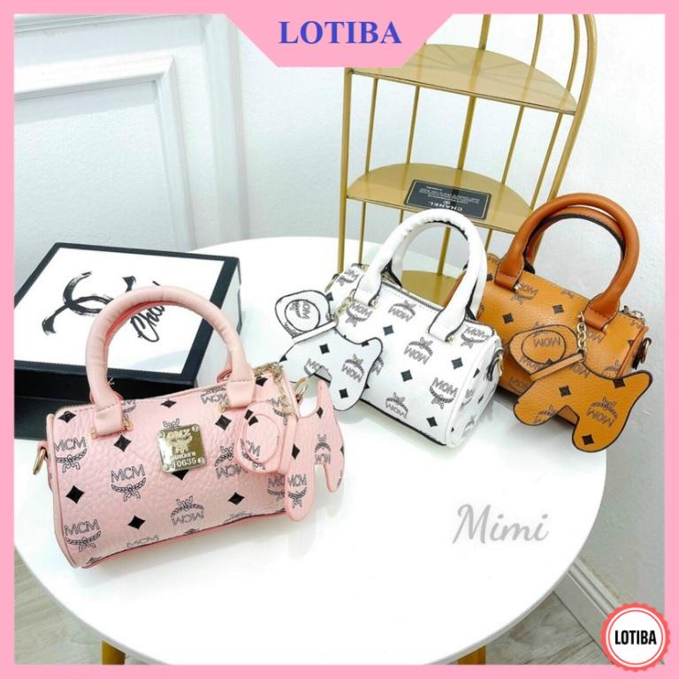 Túi Xách Đeo Vai Nữ Công Sở Mini Dáng Hộp Trống Tròn Cao Cấp Đẹp - TDC107