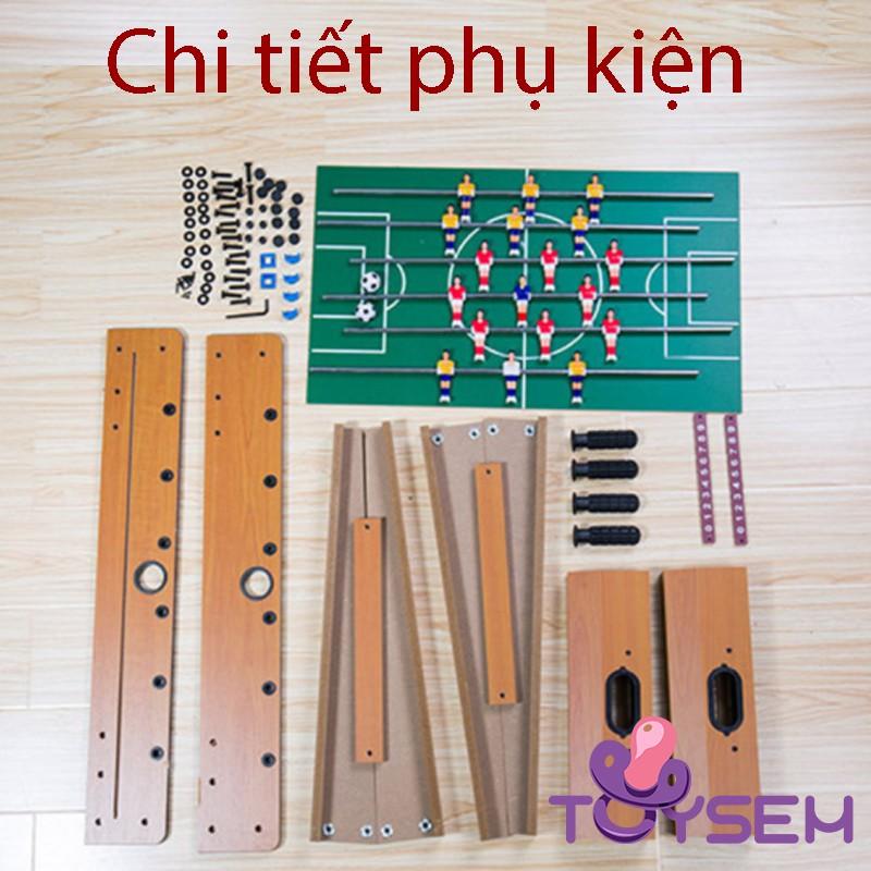 Đồ chơi bàn bi lắc cho trẻ 4 tay cầm 2 người - Bộ trò chơi trẻ em đá banh bóng bàn - Quà tặng sinh nhật cho bé