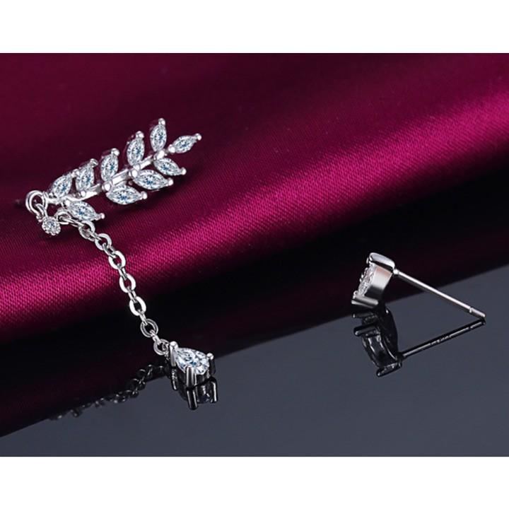 Bông tai chiếc lá bất đối xứng BHBT277