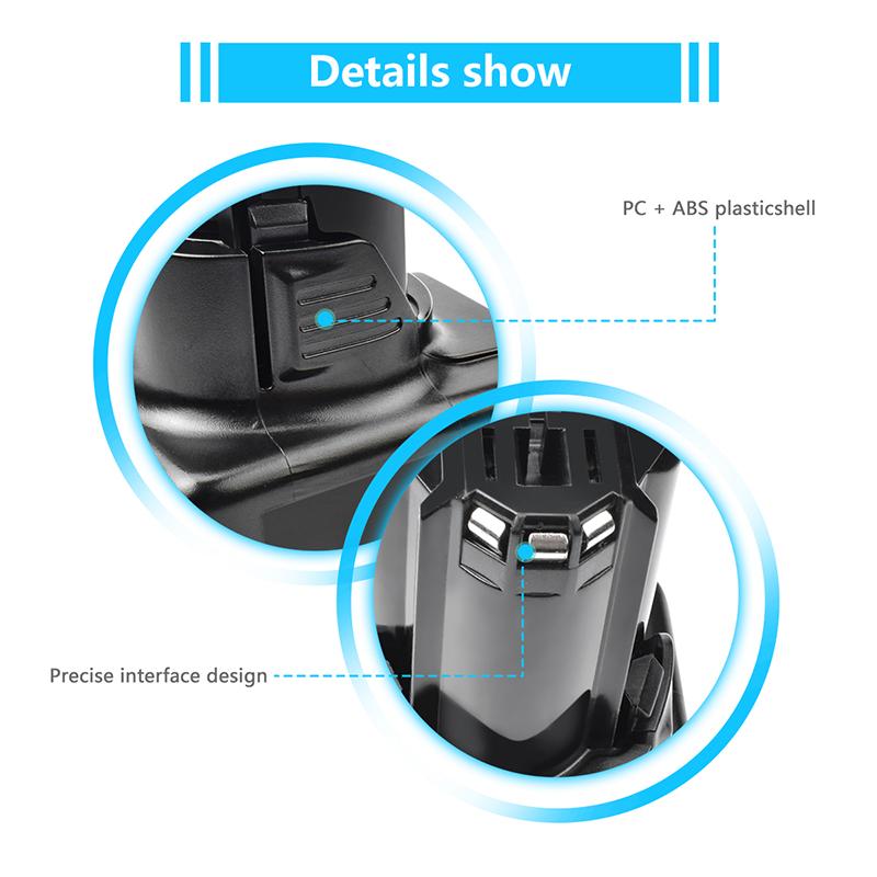 TURPOW 12V 6000mAh LI-ION BAT420 PERNOCENESS CHO BOSCH BAT411A BAT412 BAT413 BAT412A 10,8V Công cụ điện tối đa Màu pin: 2 mảnh 6000mah