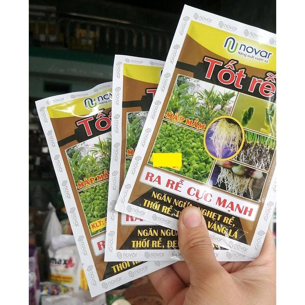 SET 10 GÓI PHÂN BÓN KÍCH RỄ CỰC MẠNH NOVAR GÓI 40G - MẬP MẦM, SIÊU KÍCH RỄ