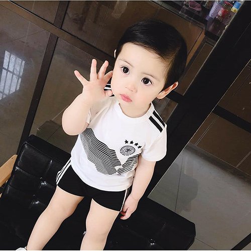 Set Áo Bóng Đá Cho Bé, Bộ Thể Thao Cute Cho Bé Trai QC01