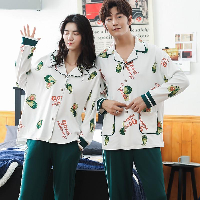 SET Đôi Nam Nữ-Bộ PIJAMA Nam Nữ Style Hàn Quốc-COTTON 100% thấm hút mồ hôi tốt, mát mùa hè