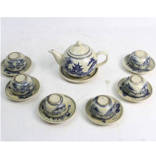 Bình trà men rạn dáng hồng nhỏ MNV-TS001/A
