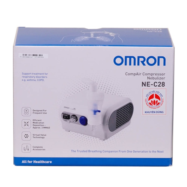 Máy xông mũi họng Omron NE-C28 (Cái) Bảo hành 2 năm chính hãng