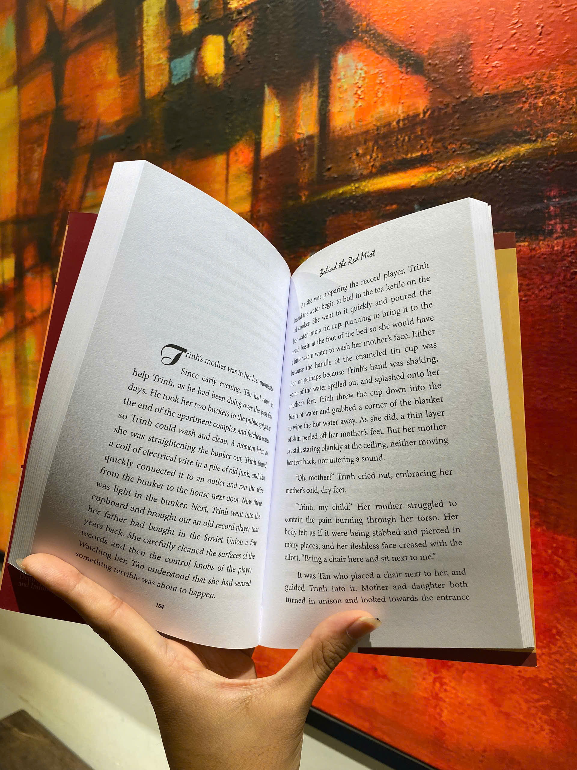 Sách - Behind The Red Mist by Hồ Anh Thái - Tiểu thuyết lịch sử Việt Nam - Novel in English