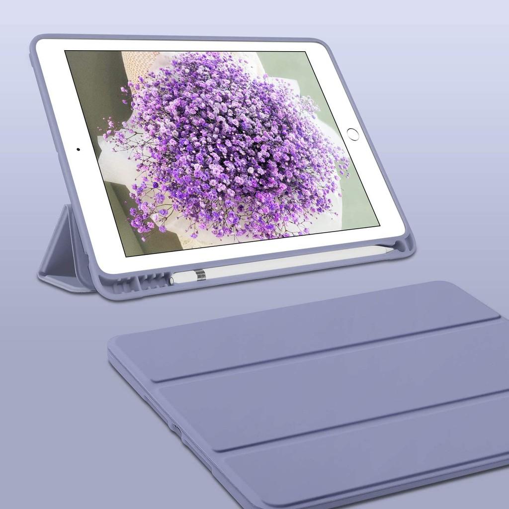 Bao da ipad mini5 mini4 air 3 2 1 pro 10.5/10.2/9.7 ipad gen 8 7 6 5 2020/2019/2018 Chức năng đánh thức và ngủ tự động với khay đựng bút