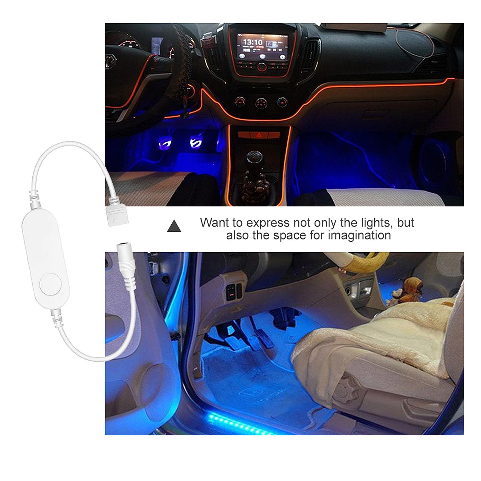 Tuya WiFi LED Controller Wireless Smart Controller with RGB Interface Strip Light Voice Control Compatible with Google Home & for Amazon Alexa IFTTT Smart Phones App Colors Adjust