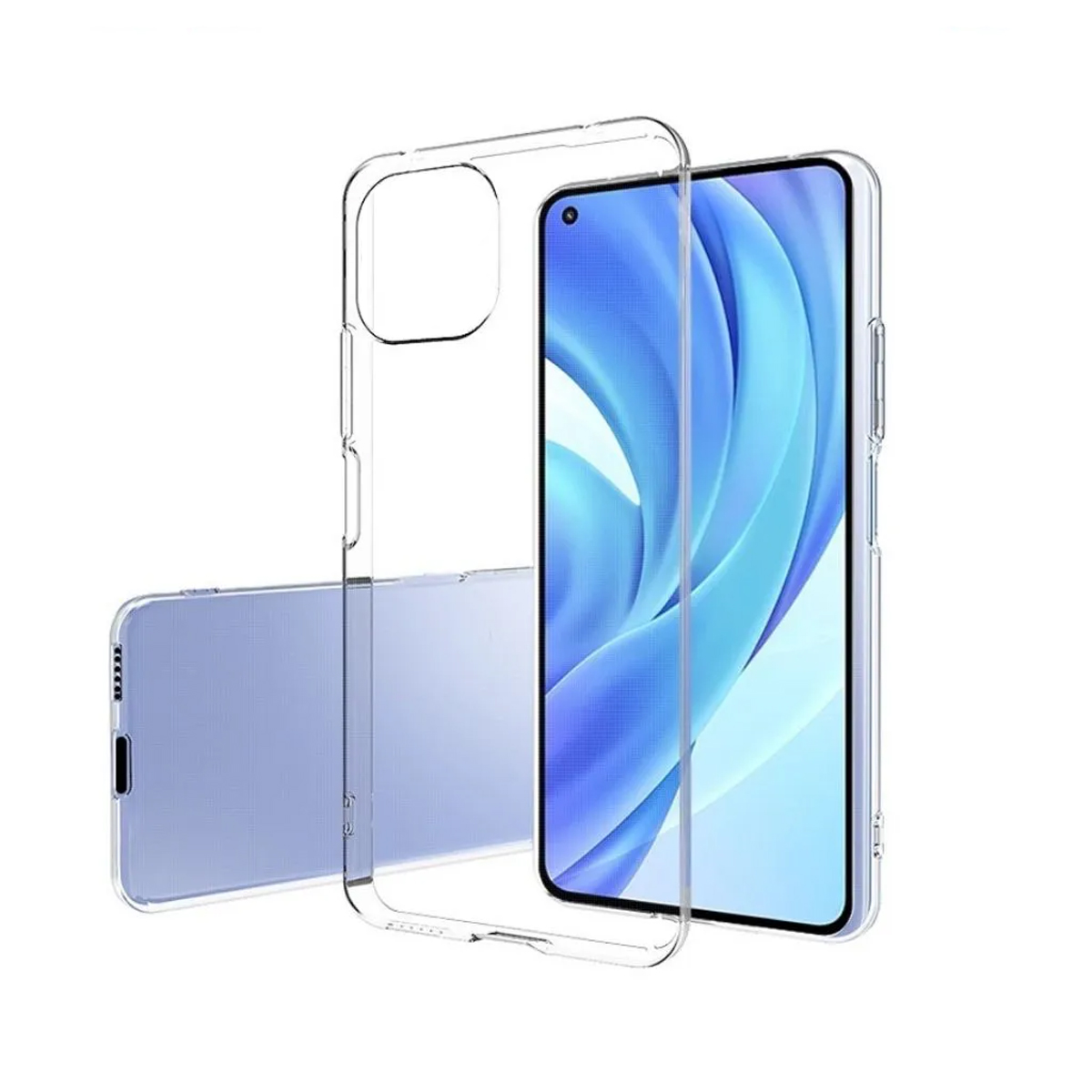 Ốp lưng silicon trong suốt cho điện thoại Xiaomi Redmi Note 10 Pro/ Mi 11/ Mi11 Ultra