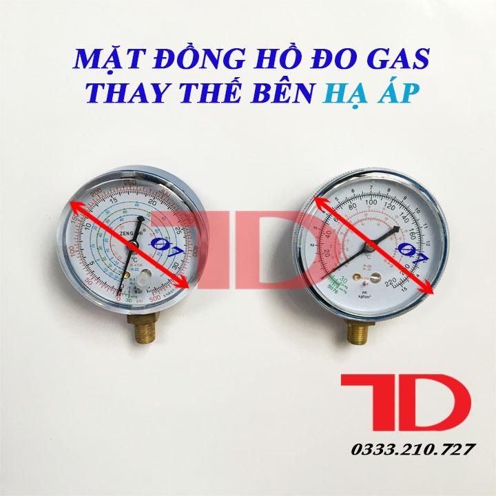 Mặt đồng hồ đo gas thay thế bên hạ áp