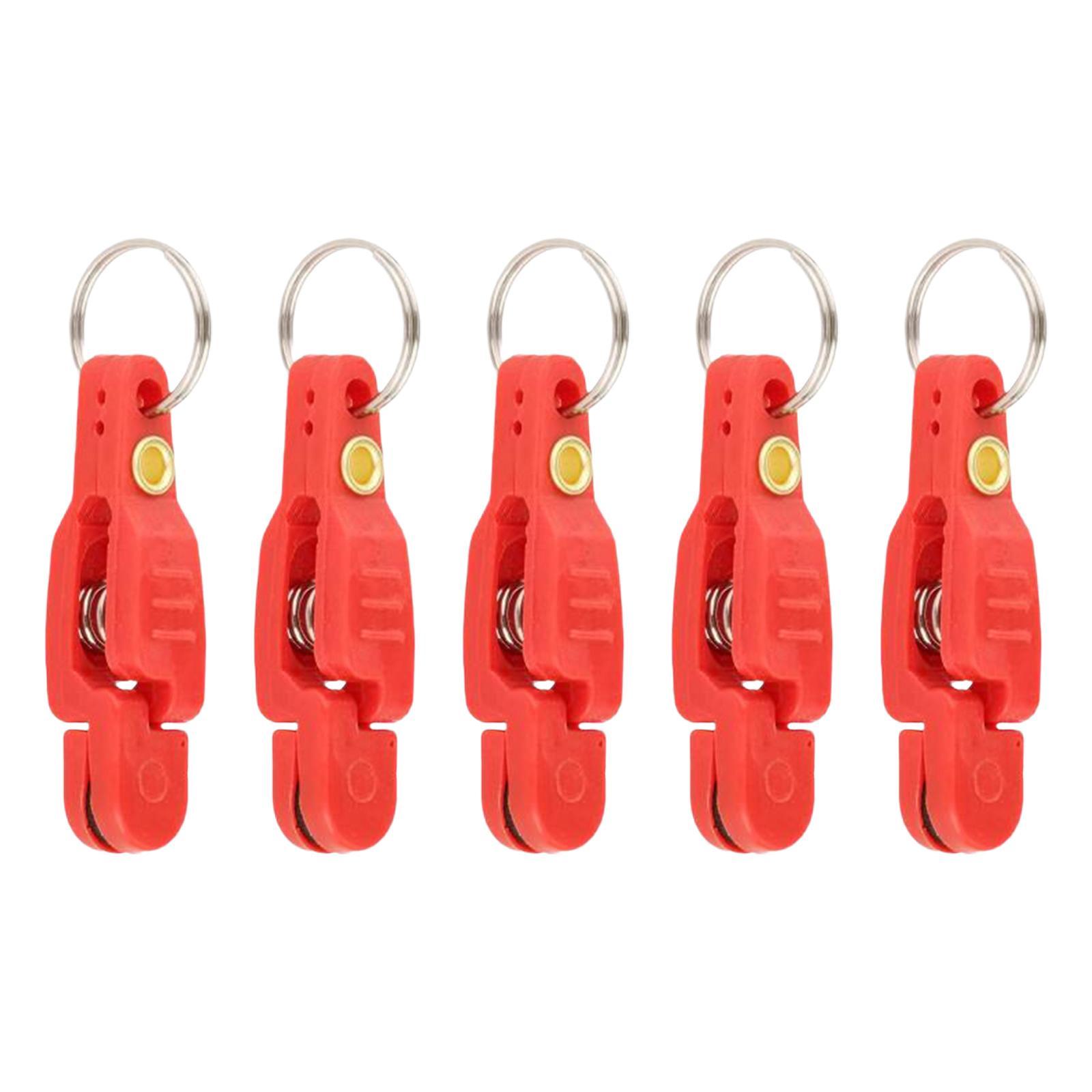 5 Pieces Heavy Tension Snap Release Clips for Weight Boat Fishing Downrigger