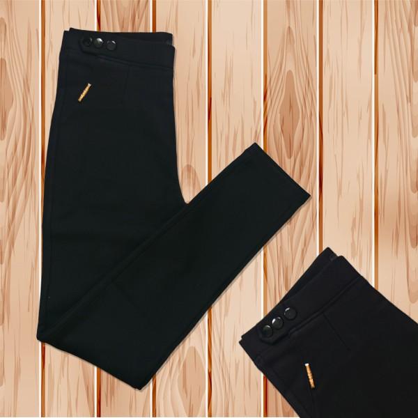 QUẦN NỮ CÔNG SỞ VẢI COTTON CO GIÃN KIỂU 3 CÚC