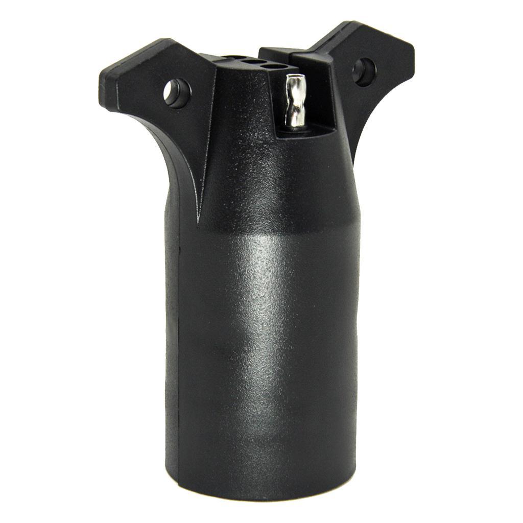 7 Pin To 4 Pin Round Trailer RV Light Connector Adapter Plug Converter