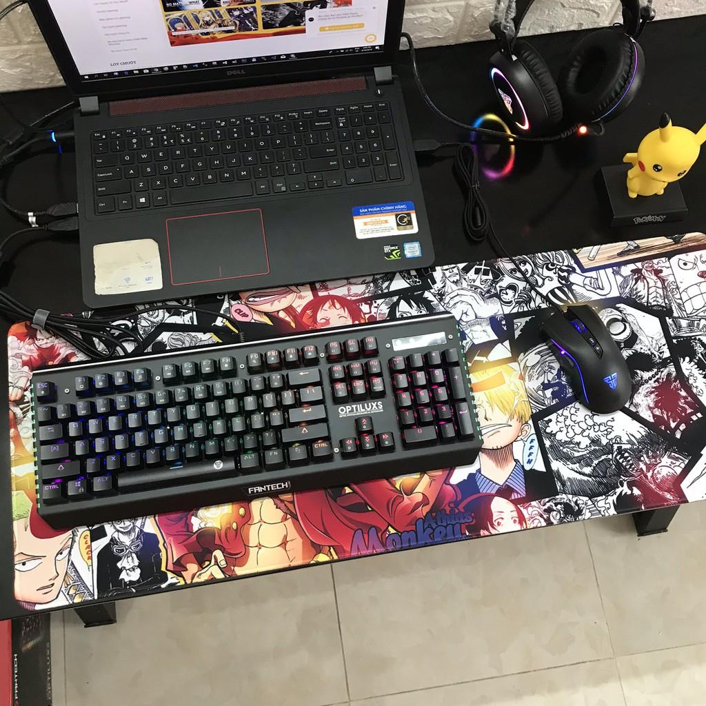 Pad chuột, tấm lót chuột cỡ lớn 80x30x0.3 cm mẫu Anime Kimetsu No Yaiba, ASUS ROG