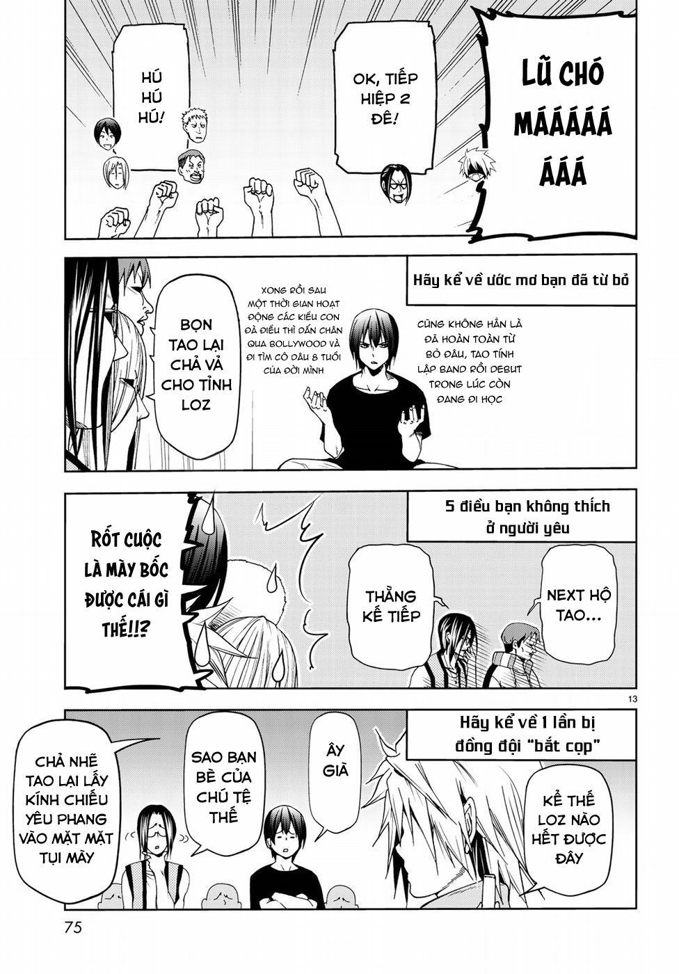 cô gái thích lặn - grand blue chapter 54.5 13