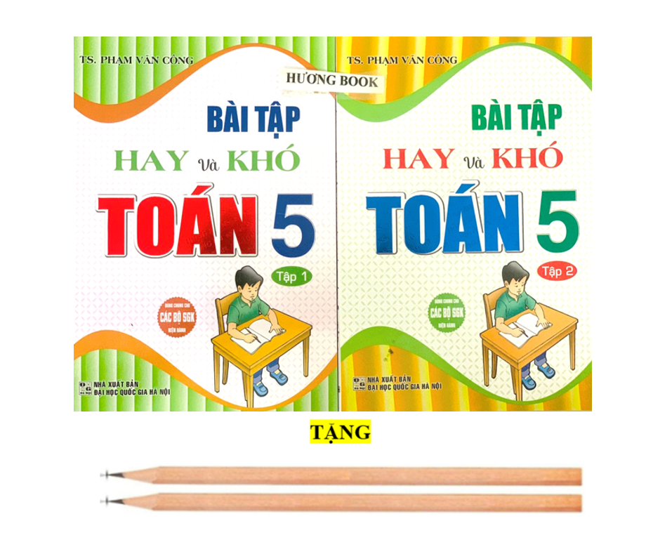 Sách - Bài tập hay và khó toán 5 Tập 2 (dùng chung các bộ sgk hiện hành) - HA