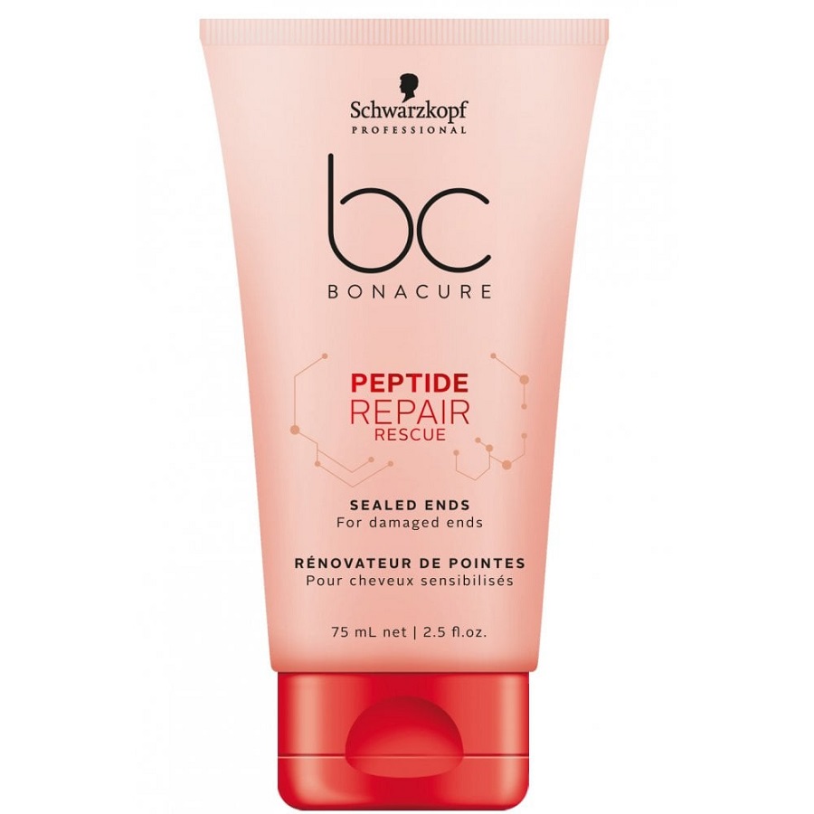 Dưỡng chất suôn mượt cho tóc khô hư tổn chẻ ngọn Schwarzkopf BC Bonacure Peptide Repair Rescue Sealed Ends 75ml