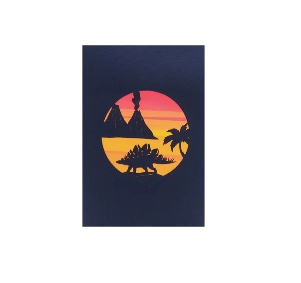 Thiệp 3D Khủng Long Stegosaurus – Thiệp Pop Up Độc Đáo, Sáng Tạo, Tặng Sinh Nhật, Trẻ Em, Bạn Bè  Mô tả sản phẩm  Khám phá thế giới tiền sử đầy bất ngờ với, A34