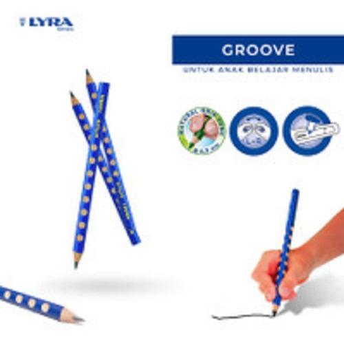 Vỉ 2 chiếc Bút chì đen LYRA Groove Slim HB/2 nhập khẩu Đức 1768001