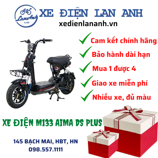 XE ĐẠP ĐIỆN M133 AIMA DS PLUS