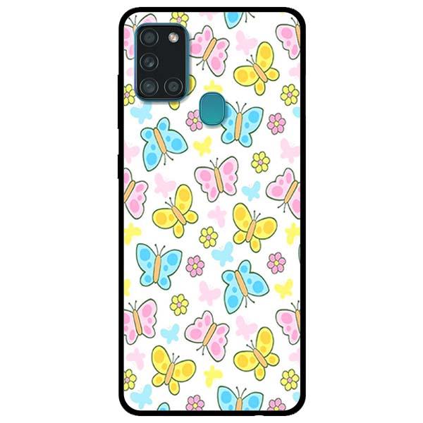 Ốp lưng dành cho Samsung Galaxy A12 / A21s / A31 - Bướm Vàng Xanh