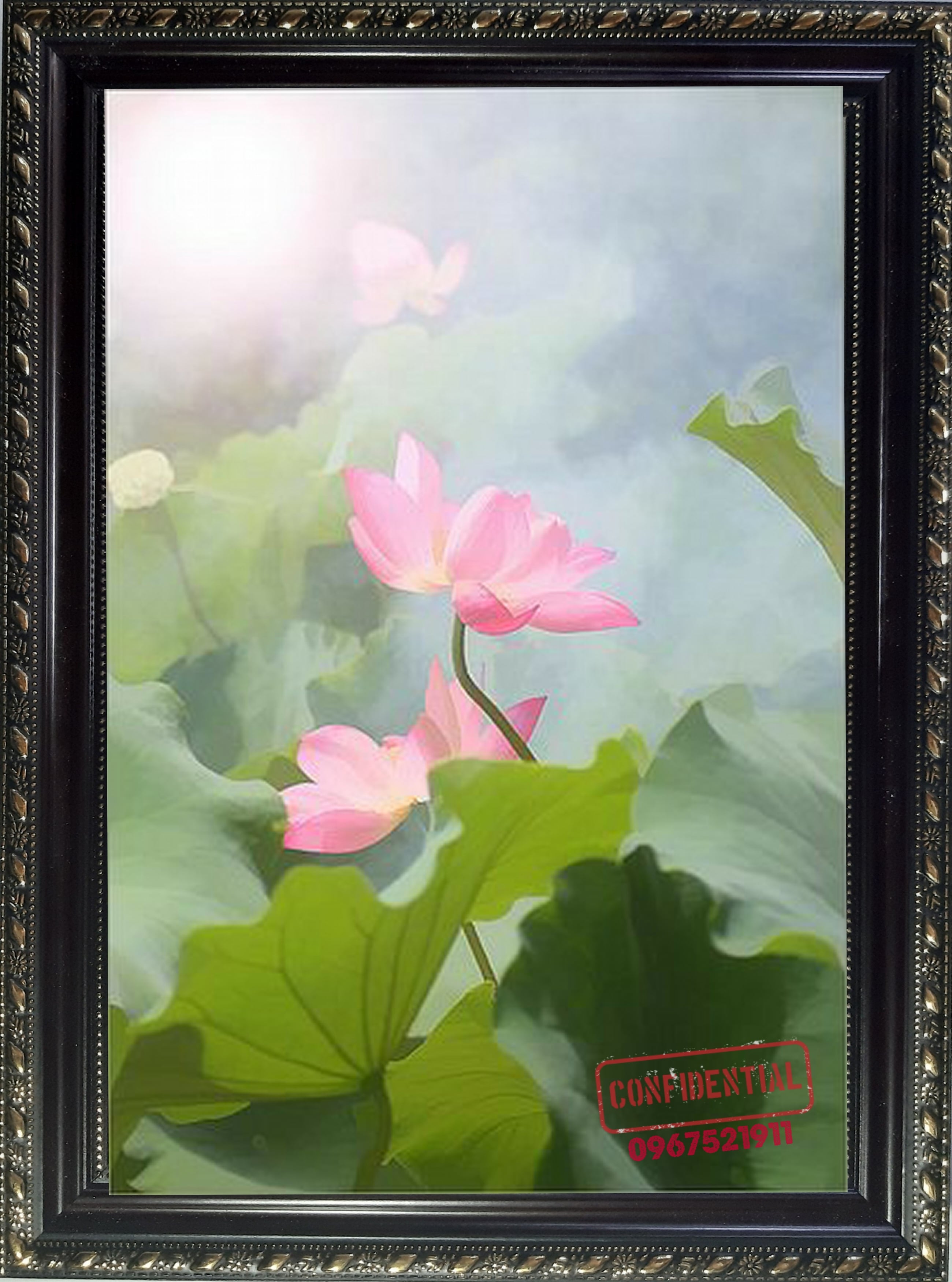 Tranh treo tường Hoa Sen 02