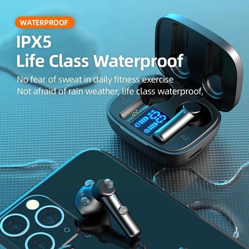 Tai Nghe Không Dây TWS Tzuzl LB-8 Kết Nối Bluetooth 5.0 Chống Thấm Nước Có Micro Chất Lượng Tốt