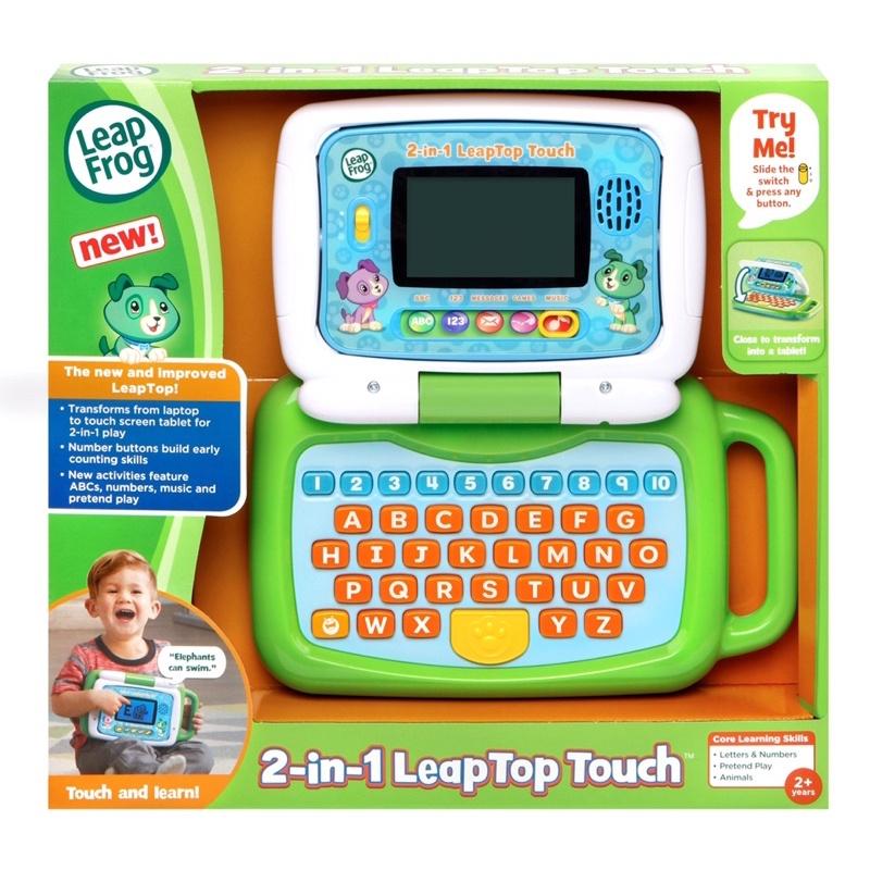 Laptop Leapfrog màn hình led cảm ứng 2in1 (xanh-hồng) Mỹ