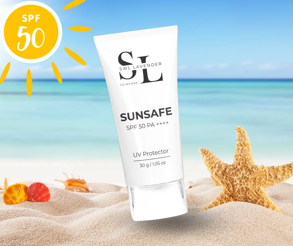 Kem chống nắng SWL Lavender Sunsafe 50gr