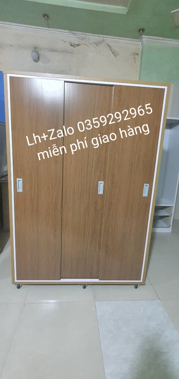 Tủ nhựa đài Loan 3 cánh cửa lùa