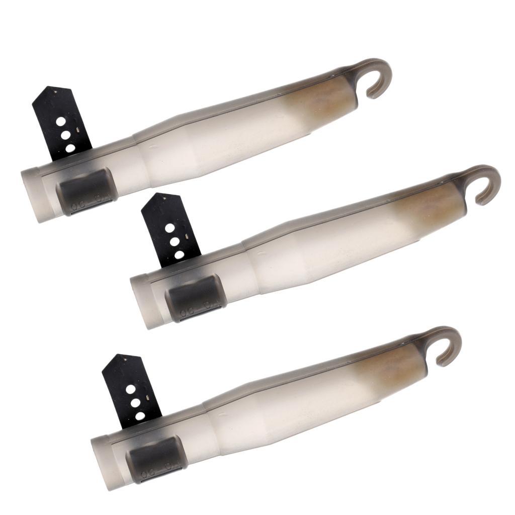 2x 3 Pcs Universal Fishing Rod Tip Protector Fly Rod Pole Head Cover Sleeve