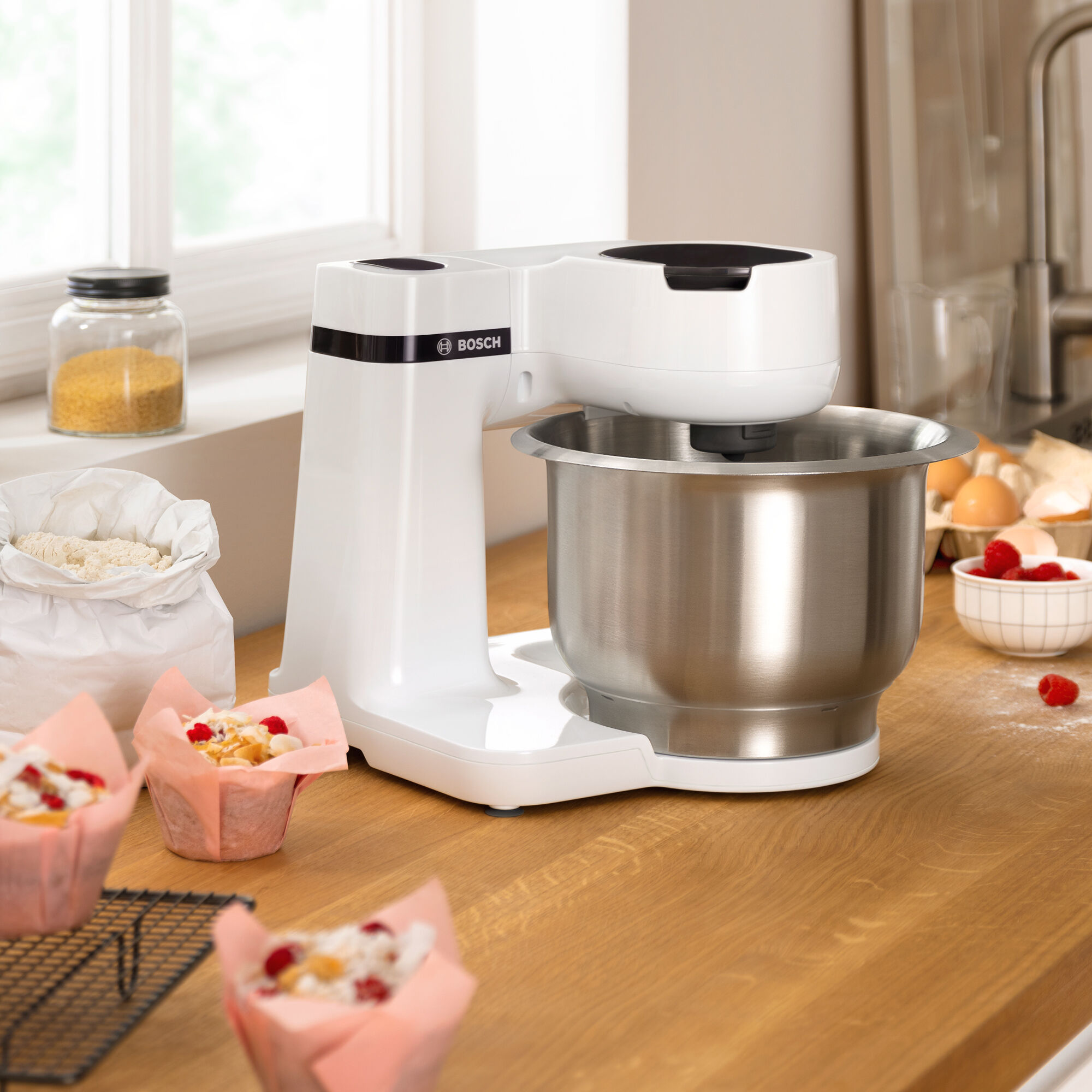 Máy xay trộn đa năng Bosch MUMS2EW20 - Series 2 700W 3.8L 4 tốc độ - Hàng chính hãng